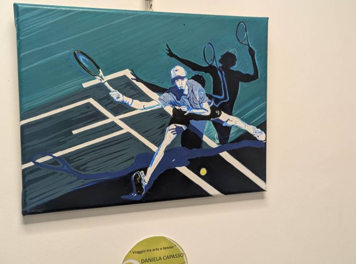 Mostra sul tennis a Torino: dodici artisti raccontano lo sport della racchetta